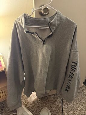 Taylor Swift Gray Quarter-Zip Sweatshirt